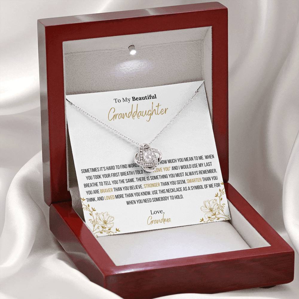 The Infinity Love Knot Necklace™ To My Granddaughter - Image 4
