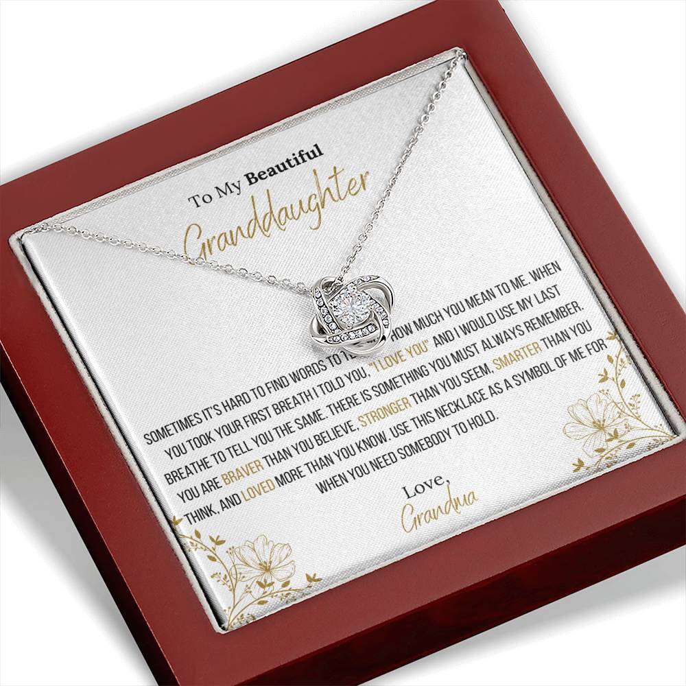 The Infinity Love Knot Necklace™ To My Granddaughter - Image 5