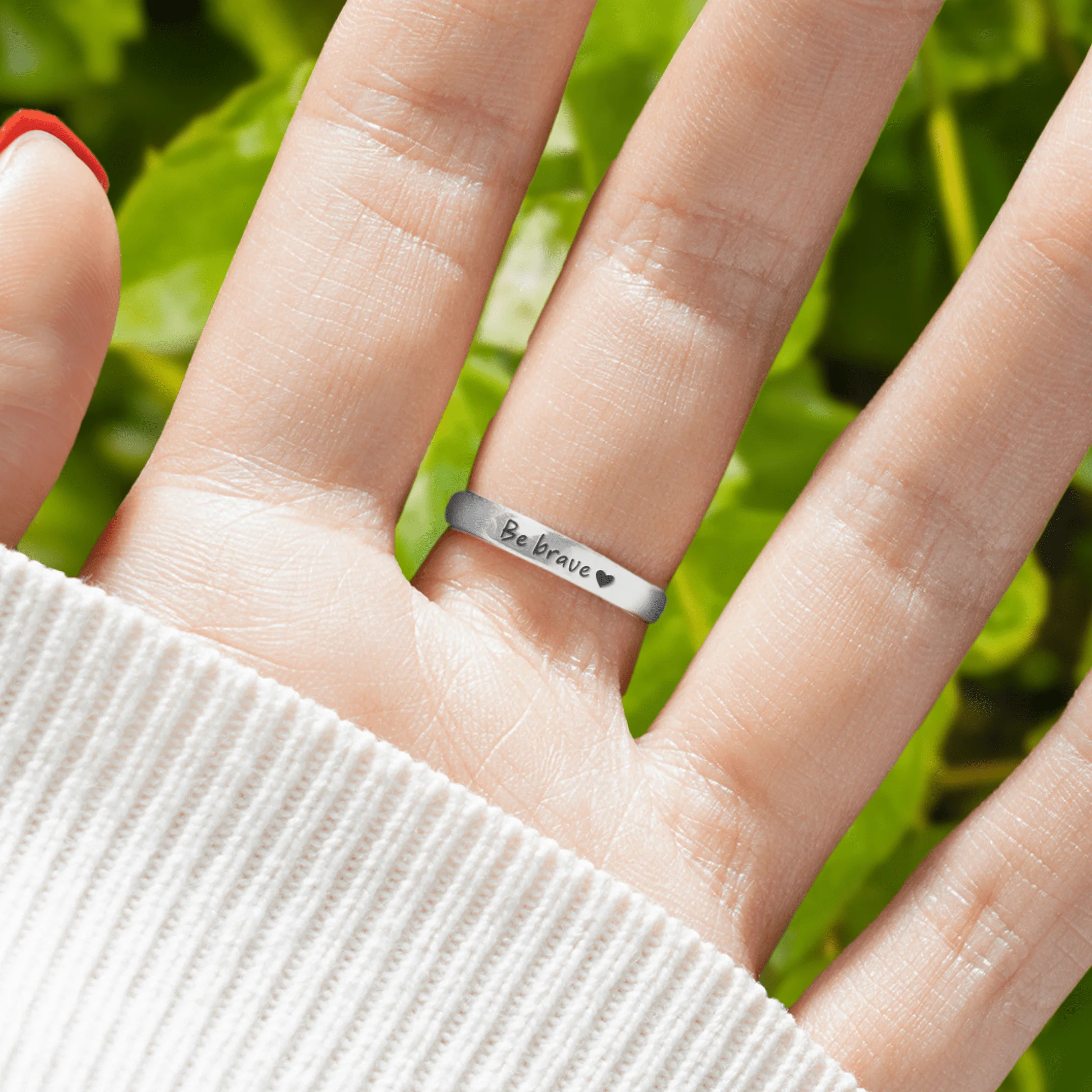 Be Brave Butterfly Ring - Image 3