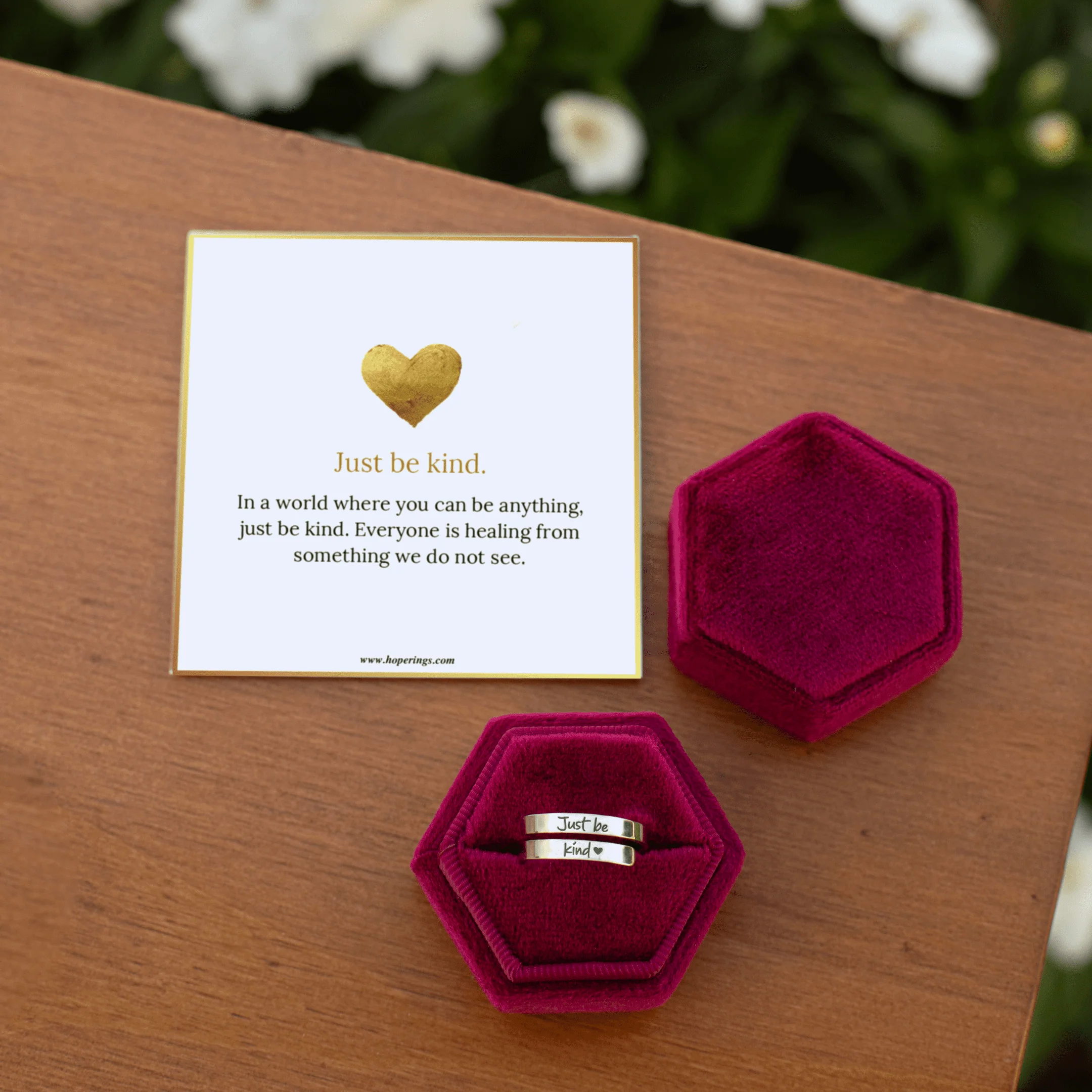 Just Be Kind Ring - Image 4