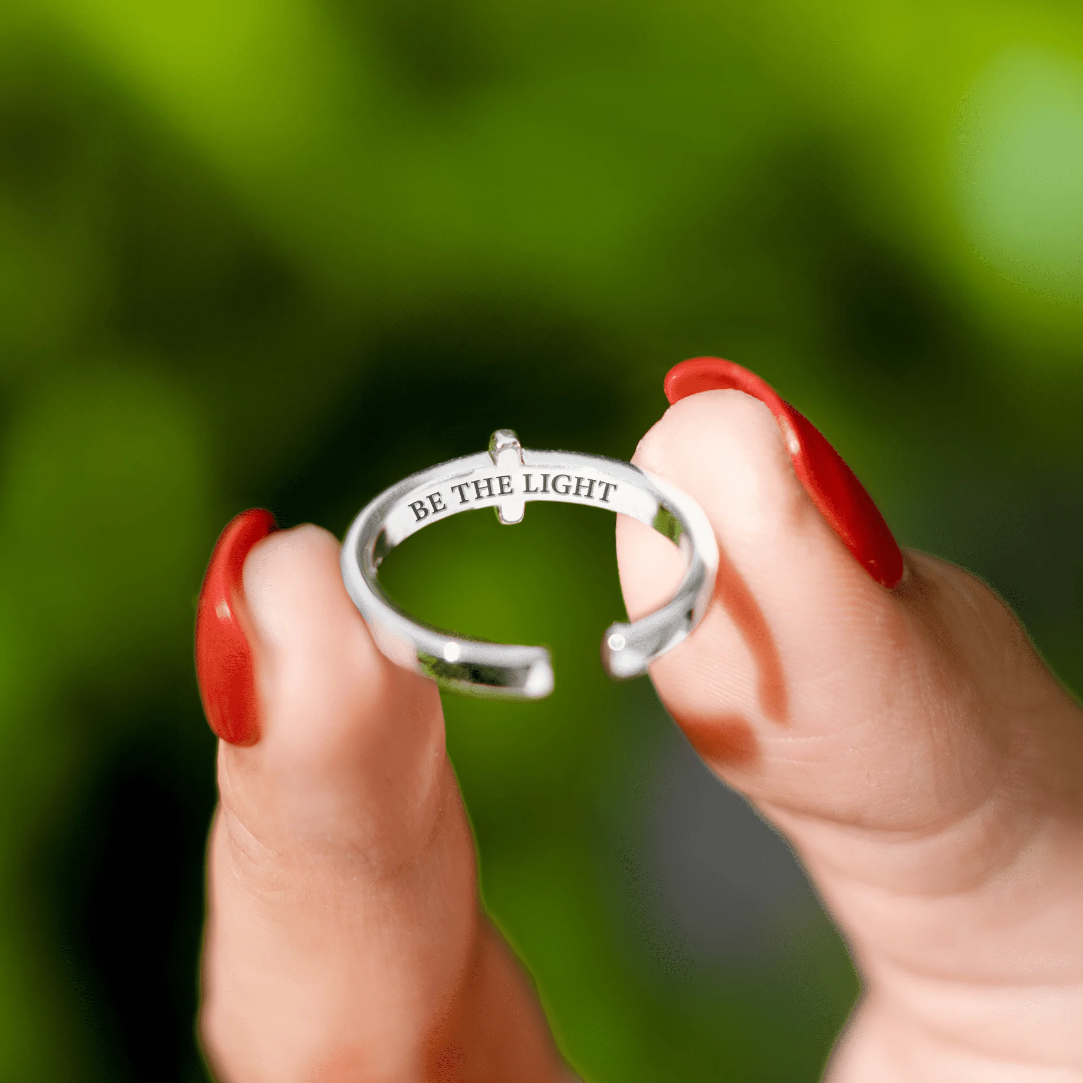 Be The Light Cross Ring - Image 3