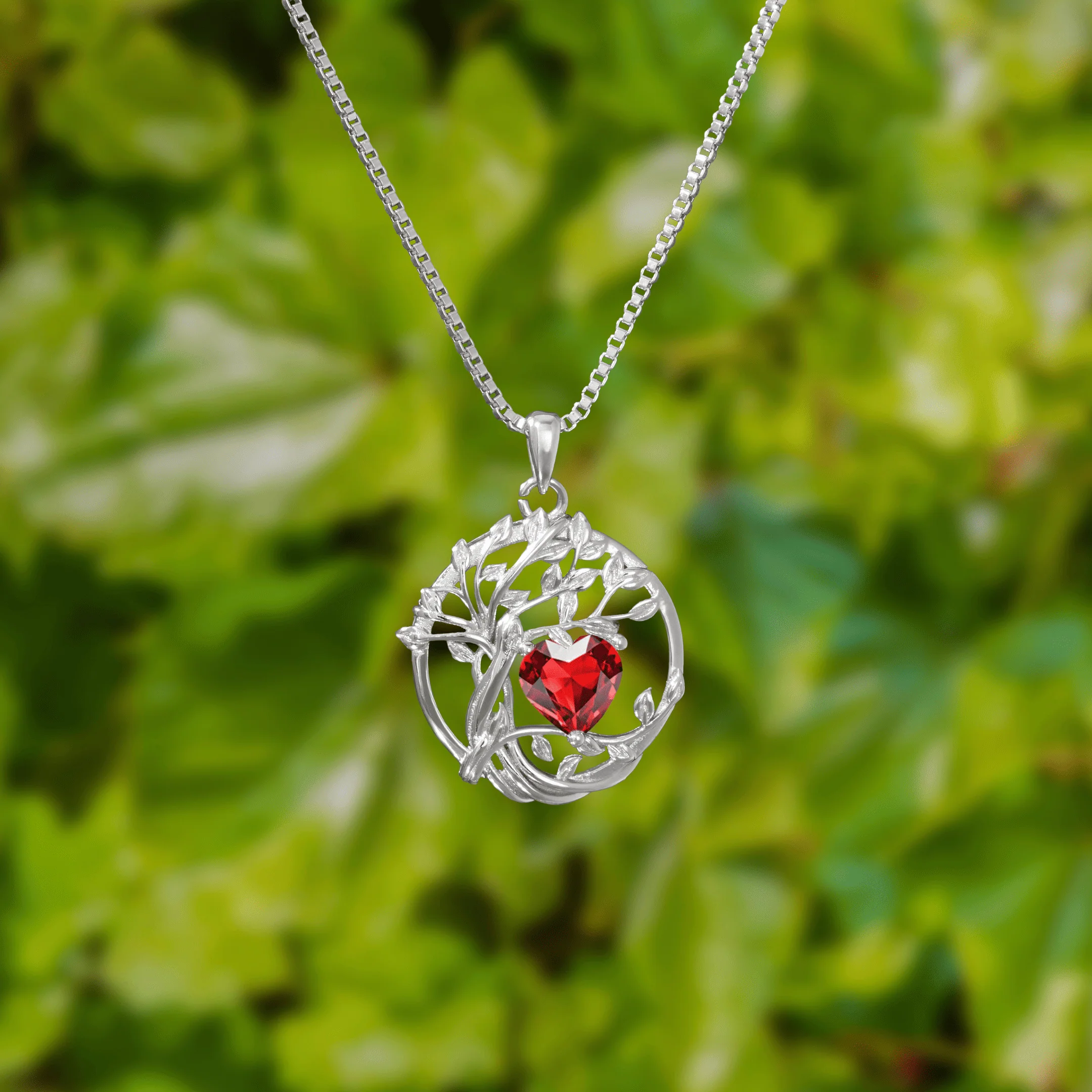 Birthstone Tree Of Life Necklace - Image 4