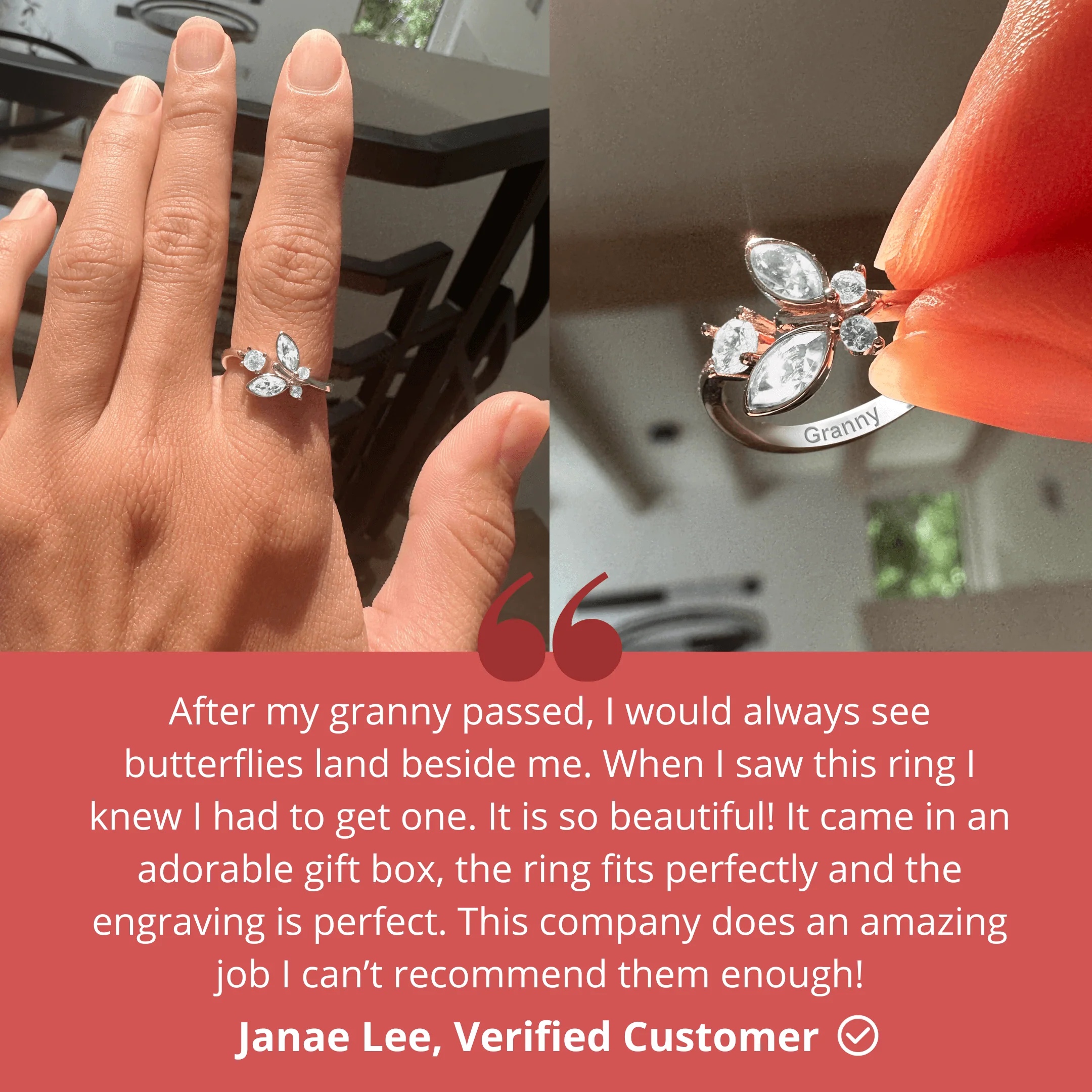 Butterfly From Heaven Ring - Image 6