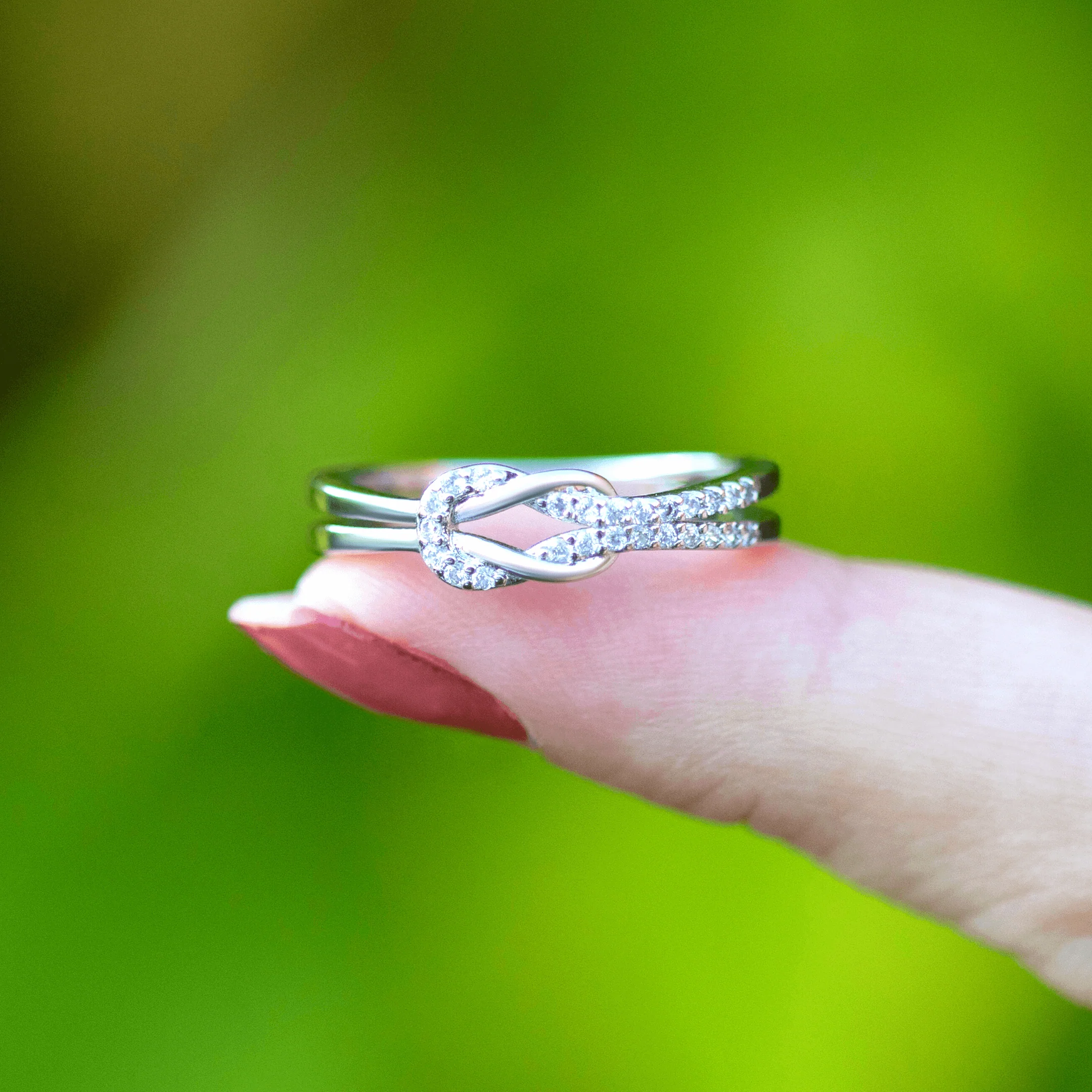 Forever Linked Knot Ring - Image 3