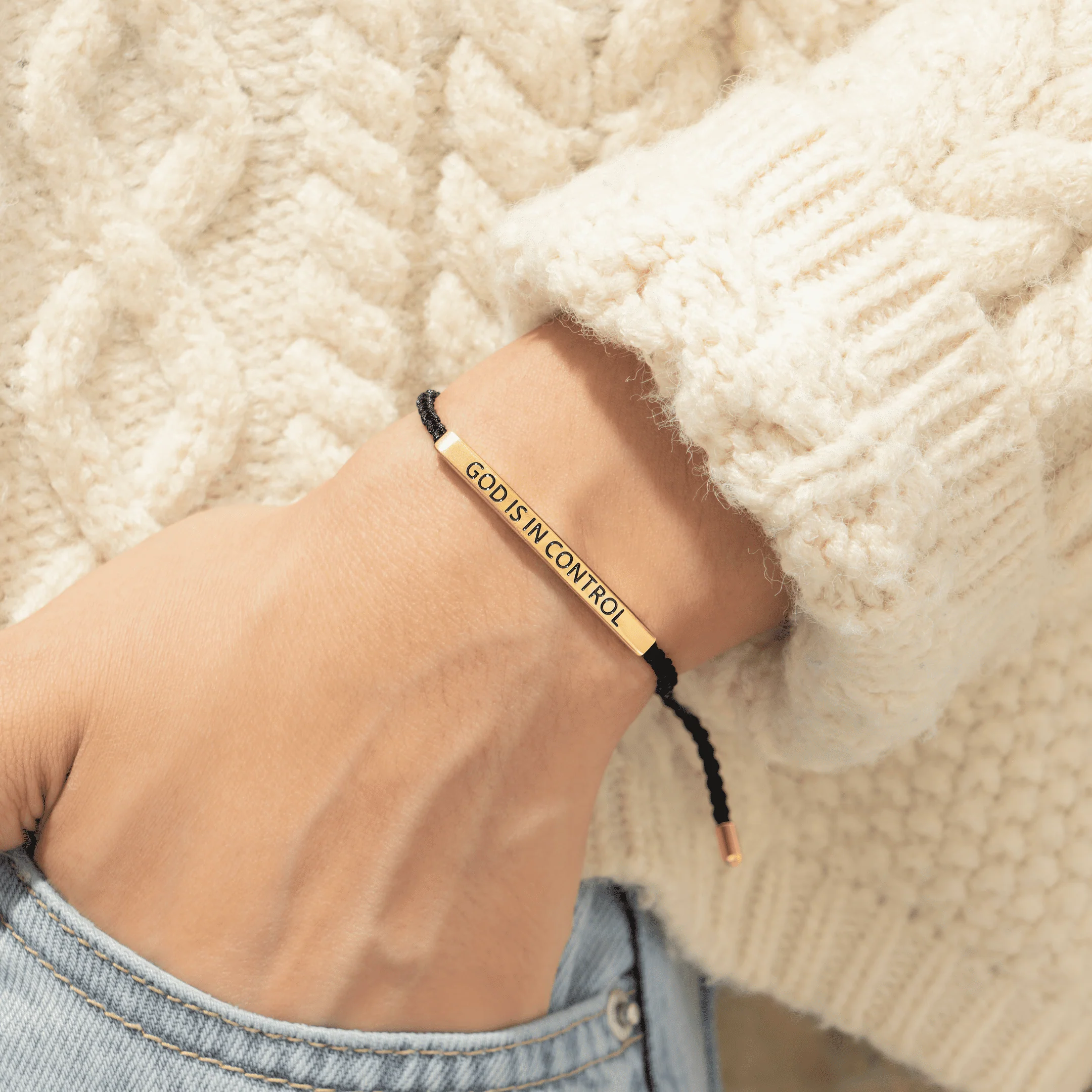 God Is In Control Bracelet - Image 4