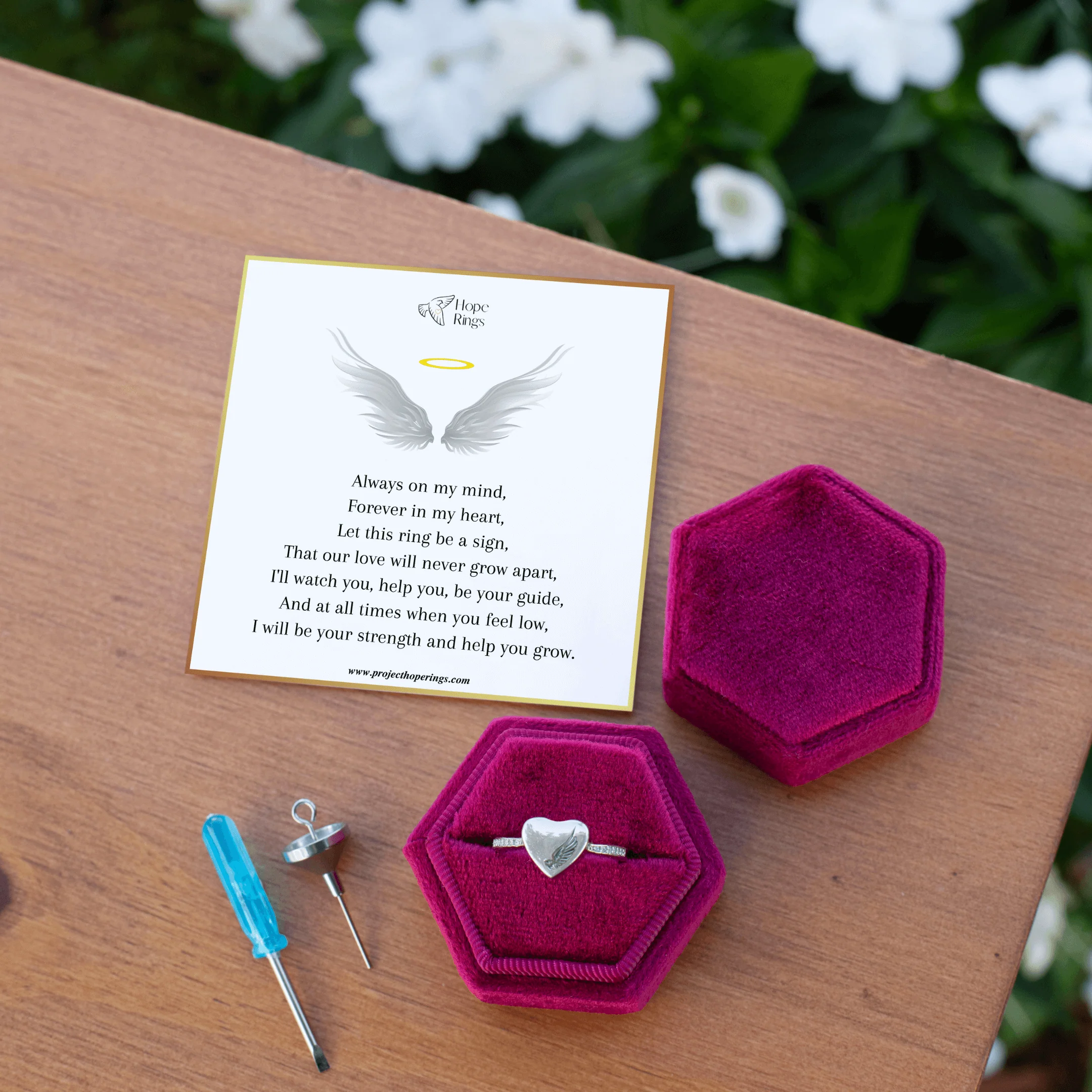 Guardian Angel Urn Ring - Image 7
