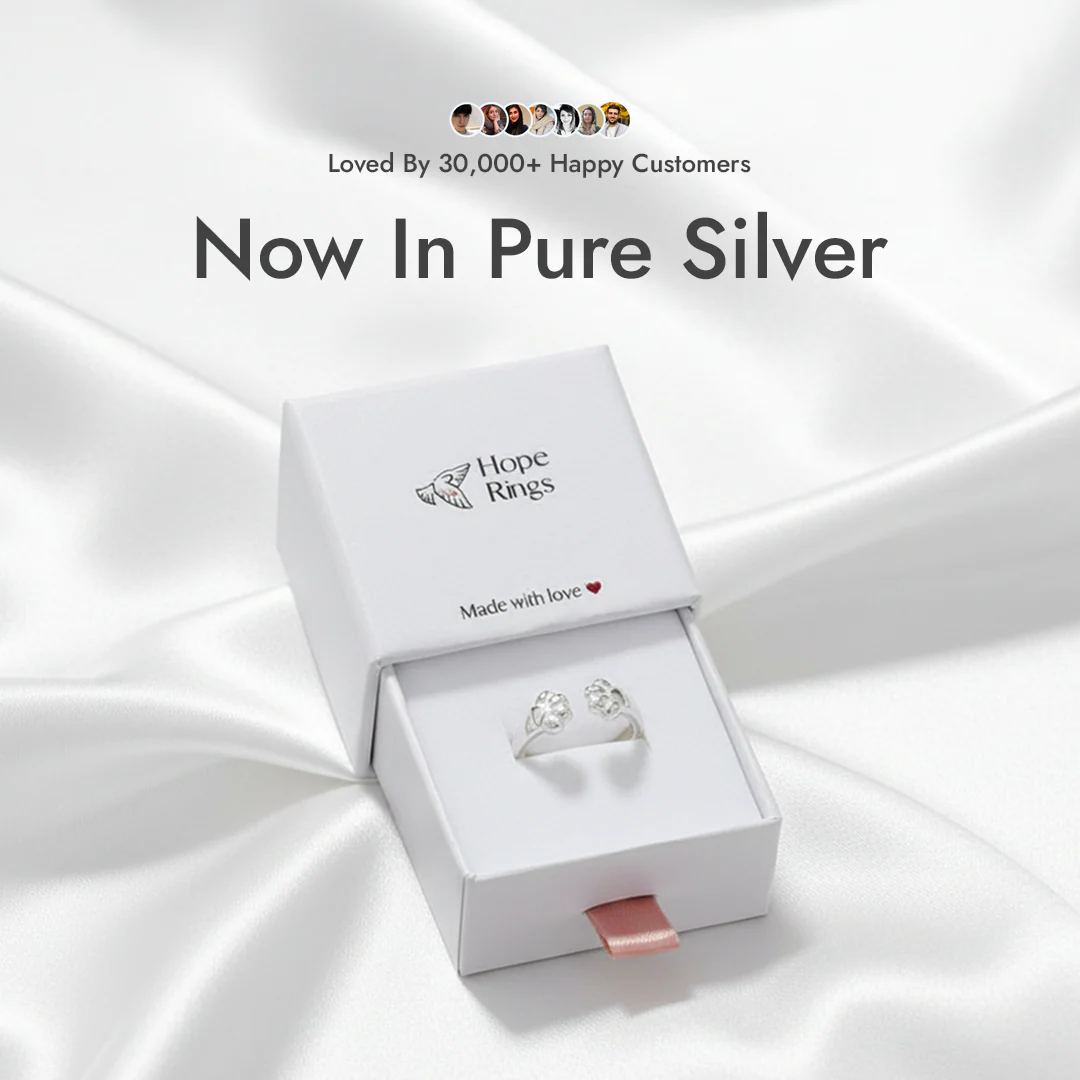 Paw Hug Ring - Pure Silver