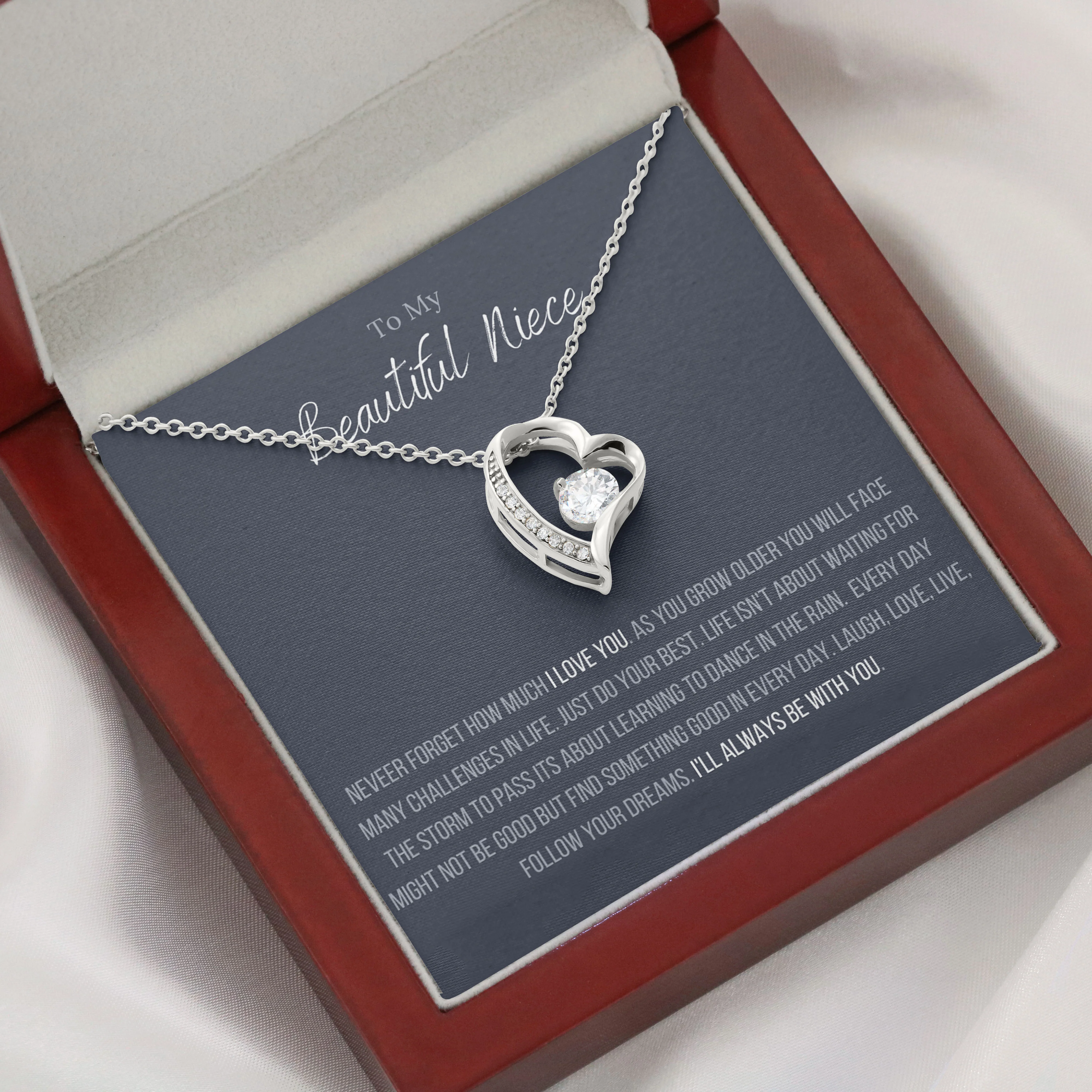The Forever Love™ Necklace To My Niece - Image 4