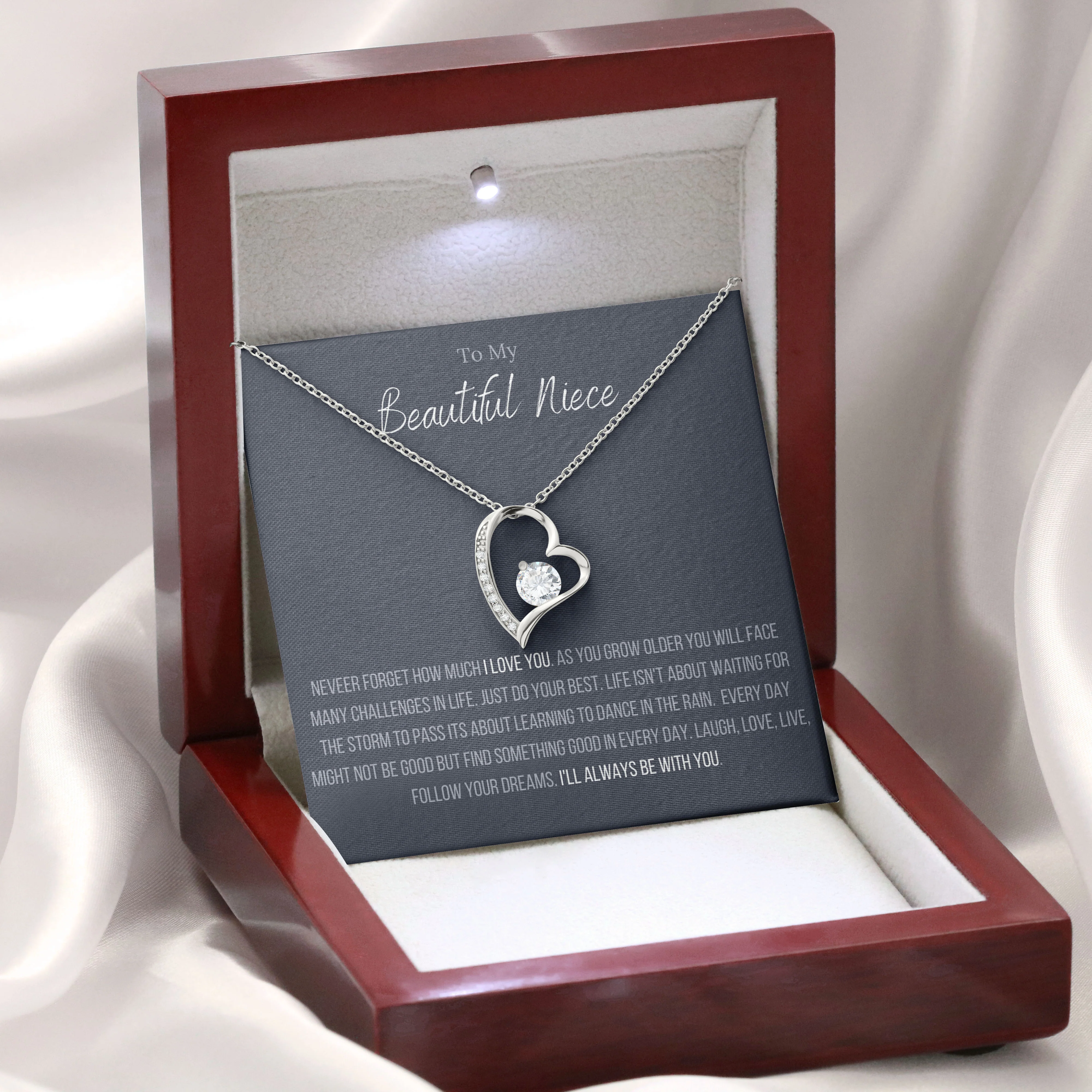 The Forever Love™ Necklace To My Niece - Image 5