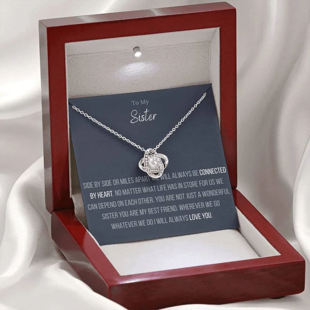 The Infinity Love Knot Necklace™ To My Sister - Image 5