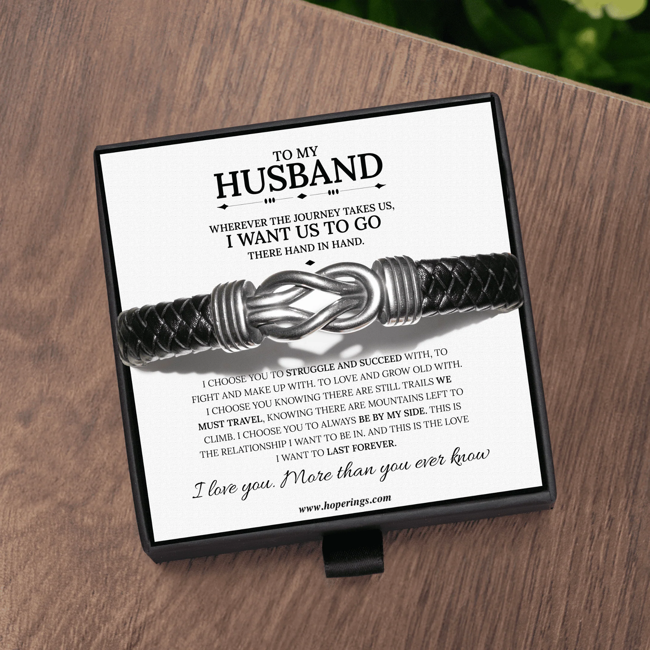 To My Husband - Forever Linked Bracelet - Image 6