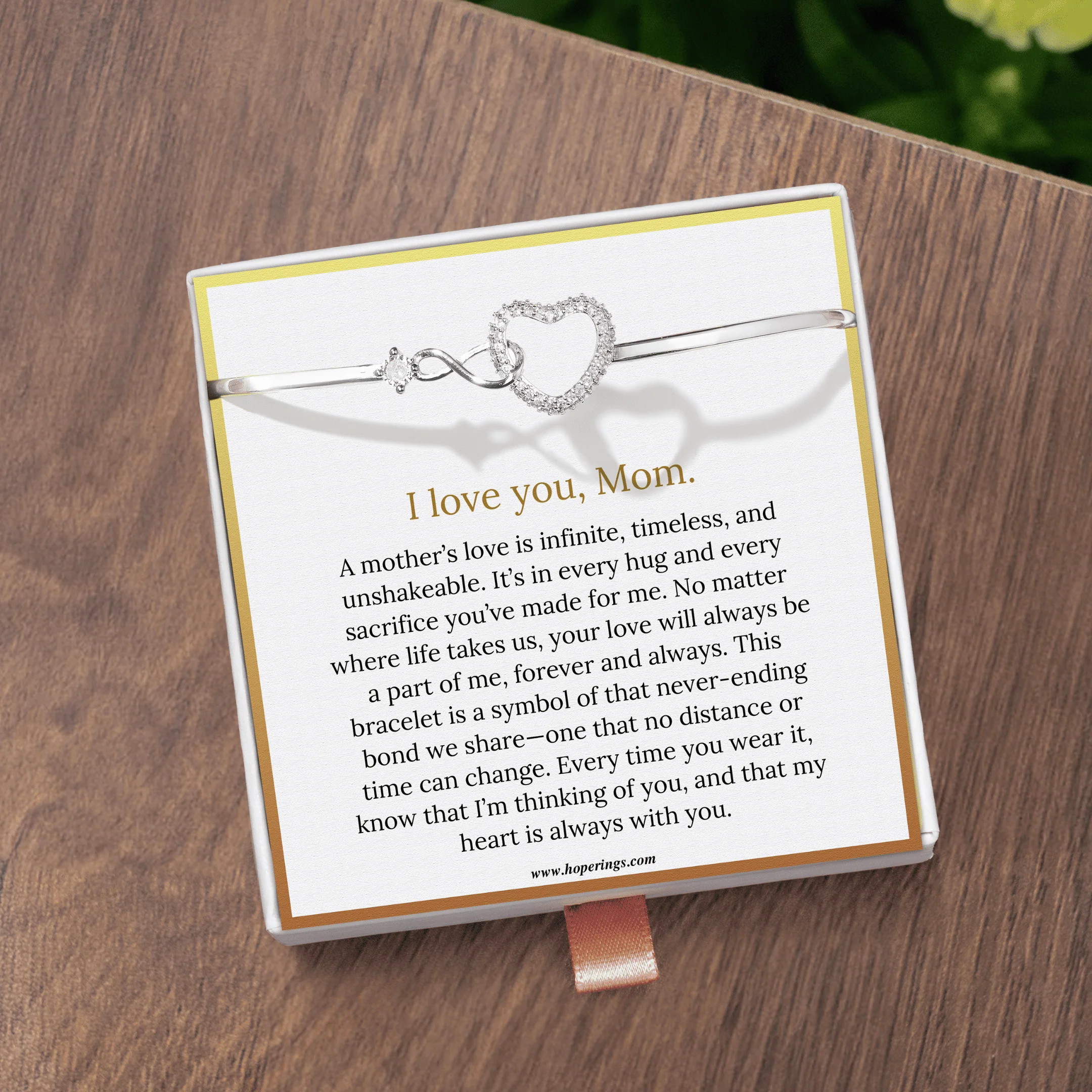 To My Mom - Forever Linked Bracelet - Image 5