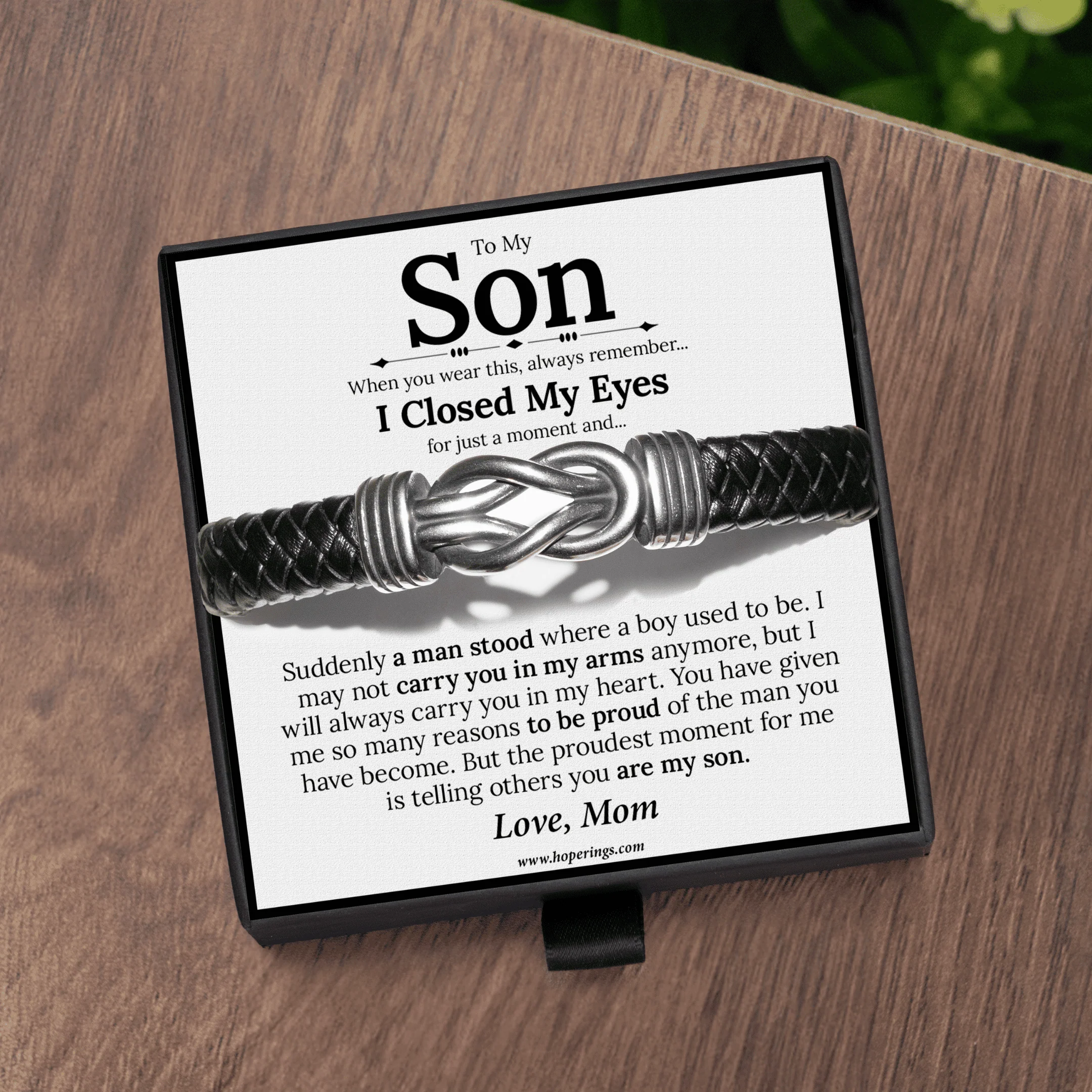 To My Son - Forever Linked Bracelet - Image 6