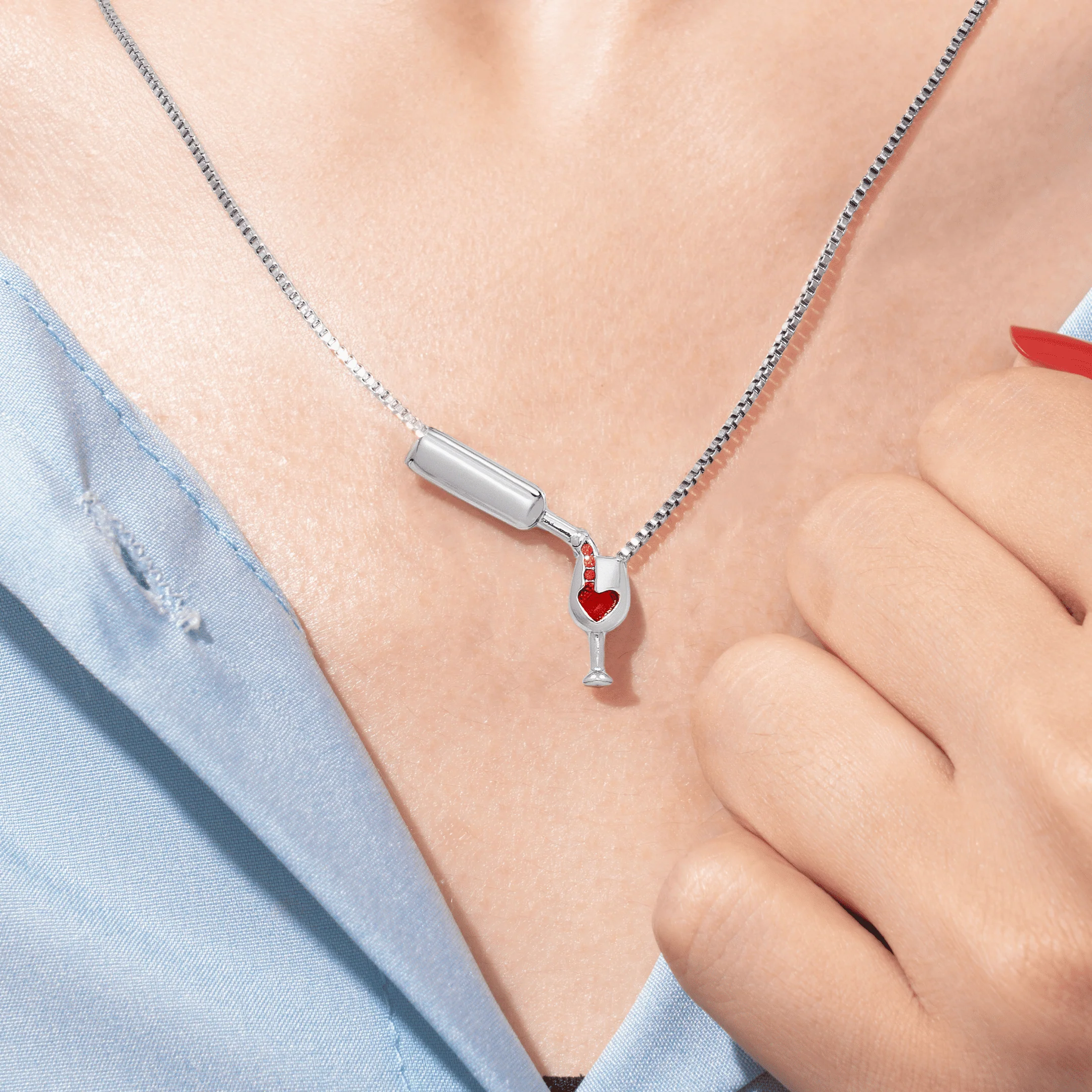Wine Bottle Necklace - Image 2